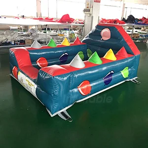Kids Fun Inflatable Bowling Floating Ball Game Interactive Inflatable Potato Game Air Ball Challenge Game