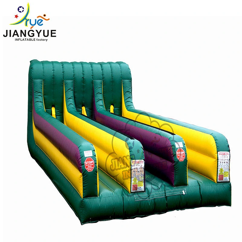 Salto inflables interactivos bungee juego para adultos inflatable bungee run