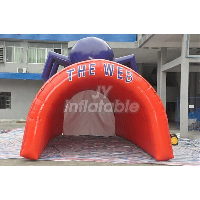 Outdoor Single Spider Air Tent Inflatable Entrance Tunnel Tent For Promotion Party Event