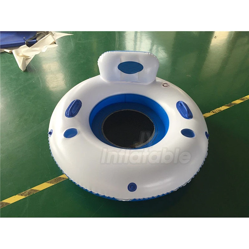 Water Park Equipment Pool Floating Single Tubes Single Water Slide Tubes With Backrest