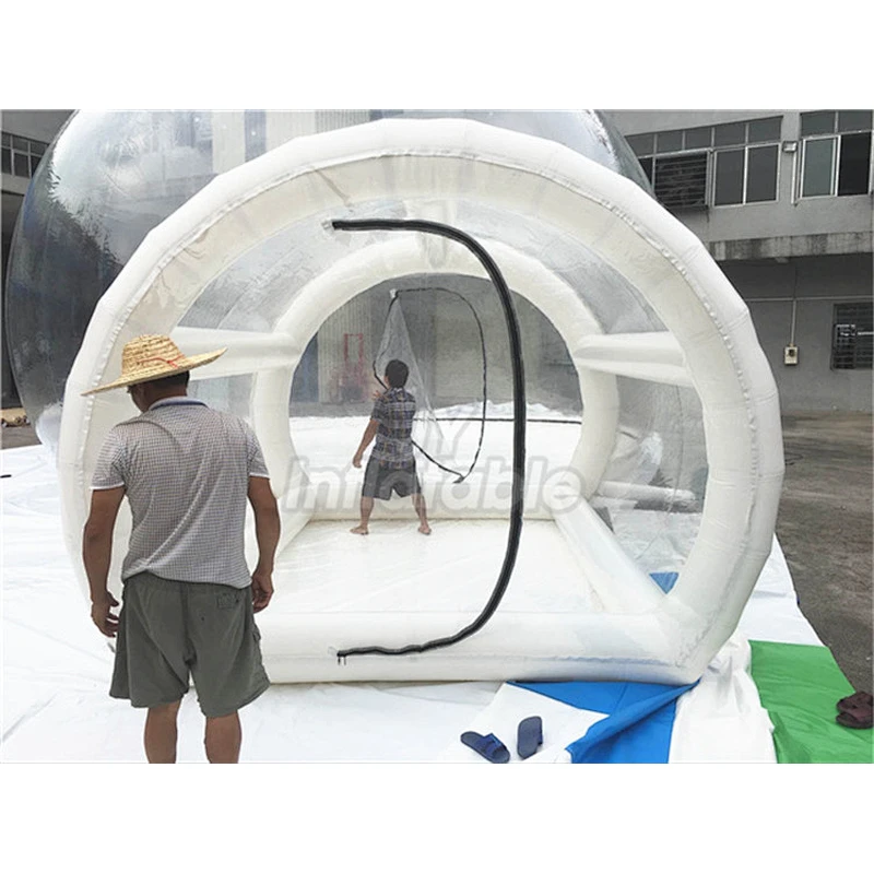 Outdoor Tunnel Clear Bubble Camping Tent Inflatable Bubble Tent House For Sale