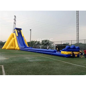 Inflatable Big Slide With Pool Inflatable Water Slide For Commercial Use