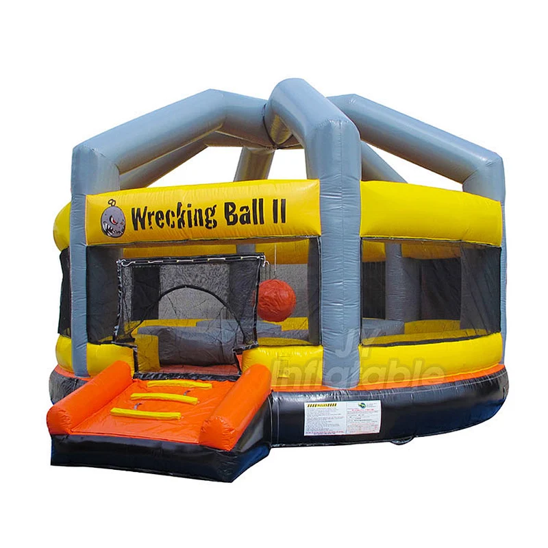 Outdoor Party Sport Inflatable Wrecking Ball Bounce House / Wrecking Ball Inflatable Rental For Party