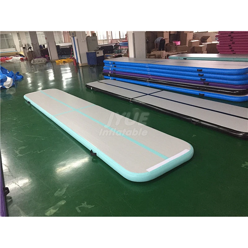 20' Feet Inflatable Airtrick Mats Air Track 6m Floor Mats With Electric Air Pump For Home Use/Training/Cheerleading/Beach