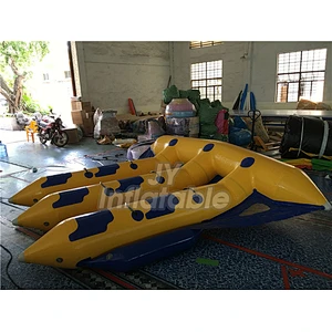 PVC Tarpaulin Inflatable Flying Fish Toys For Jet Ski Water Game Sport Toys