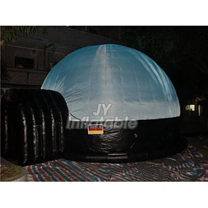 Mobile Digital Cinema Star Projector Inflatable Planetarium Dome Tent With Cover