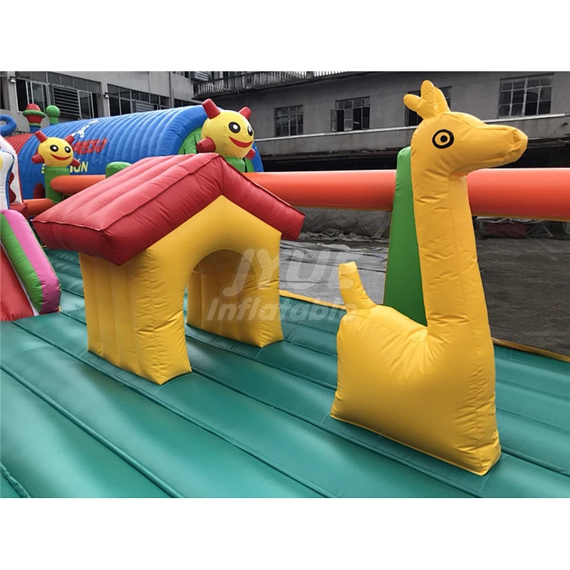 Factory Custom Kids Fun City Indoor Inflatable Children Playground Equipment