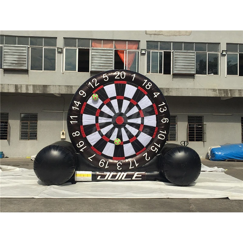 4/5/6m Height Customized Size Soccer Ball  Dart Inflatable Sticky Dart Board Games