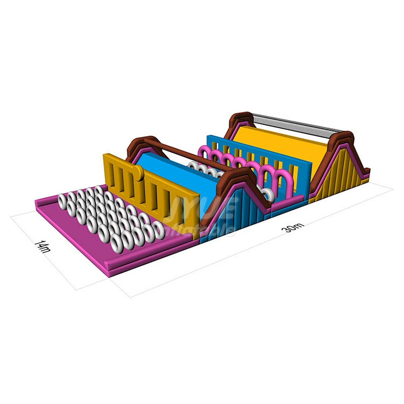 Commercial Adults 5K Sports 5k Inflatable Obstacle Course for Outdoor Event