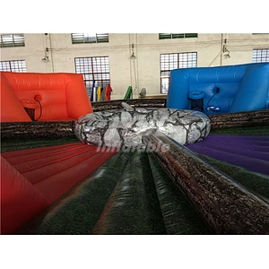 Interactive Inflatable Hungry Hippos Game Bungee Running Games Inflatable Run Sports For Sale