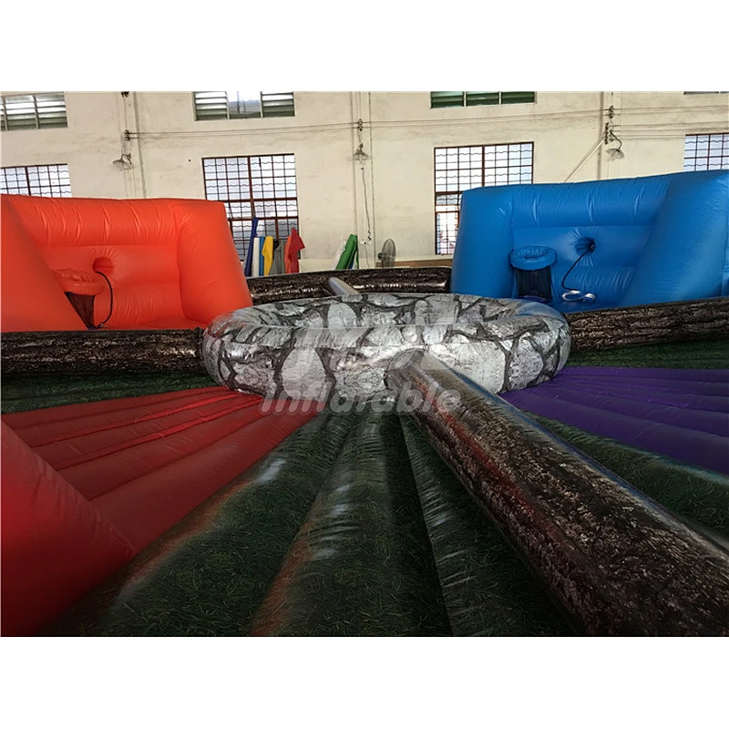 Interactive Inflatable Hungry Hippos Game Bungee Running Games Inflatable Run Sports For Sale