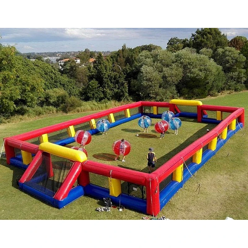 Hot Selling Durable 2019 Outdoor Sport Games Inflatable Football Field Soap Soccer Court Arena Super Slippery And Fun