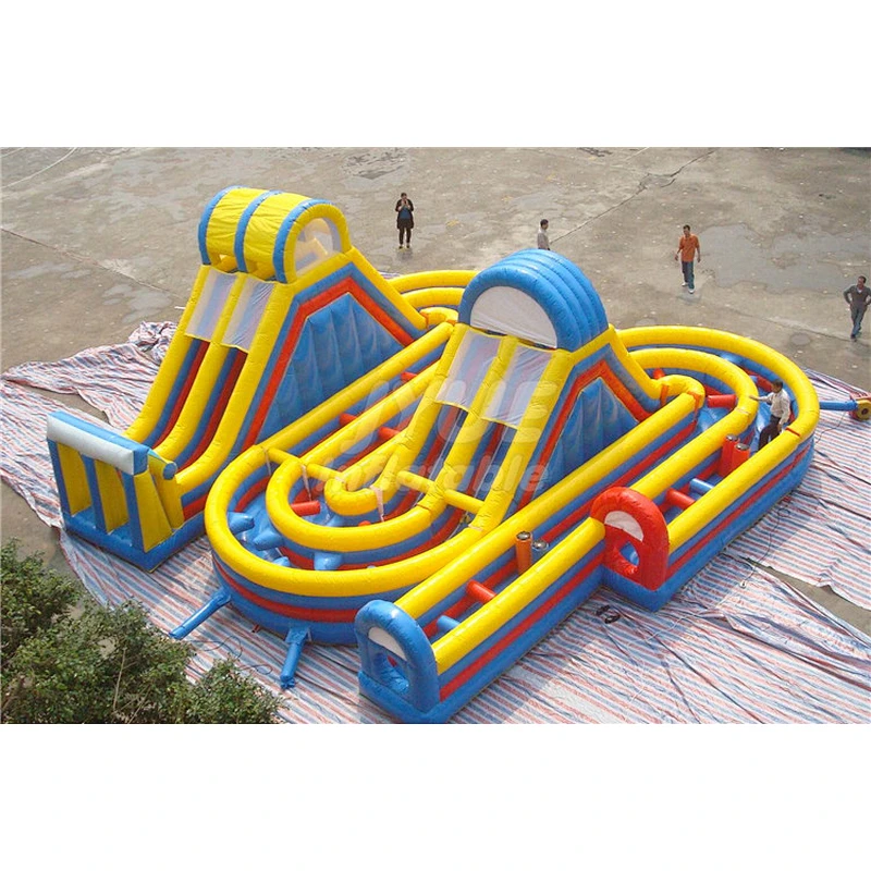 Super Fun Cheap Air Fun Obstacle Course Inflatable For Kids And Adults Challenging