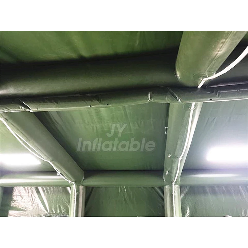 Olive Green Large Inflatable Camouflage Inflatable Military Shelter For Camping