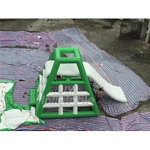 Floating Aqua Sport Outdoor Equipment Inflatable Water Slide Tower