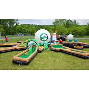 Sports Wquipment Kids Games For Sale, Inflatable Mini Golf ,Best Quality Inflatable Golf Field For Sale