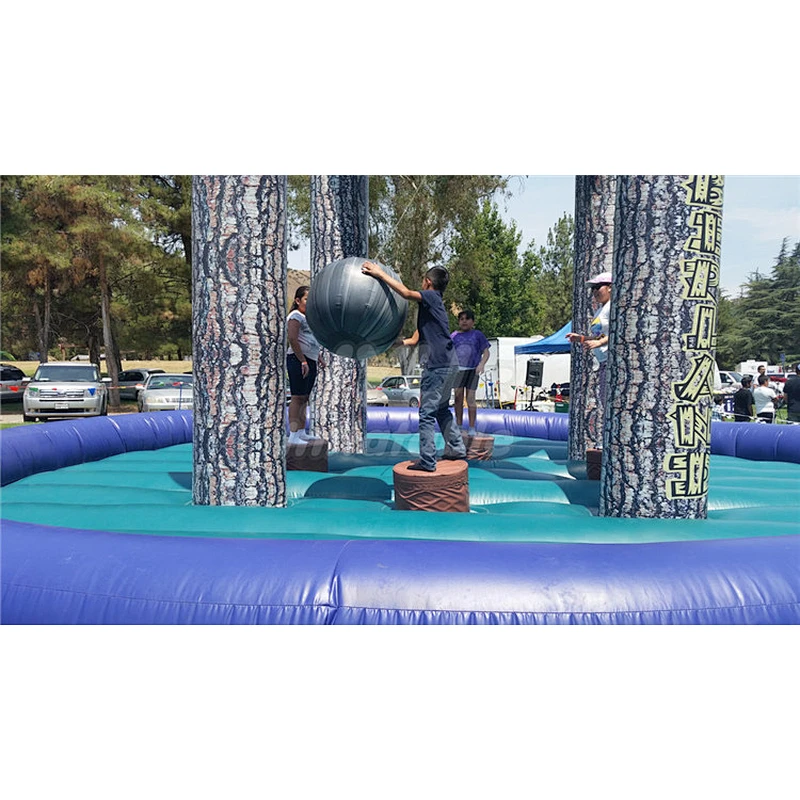 Popular Outdoor Inflatable Wrecking Ball Game Interactive Sports Game For Sale