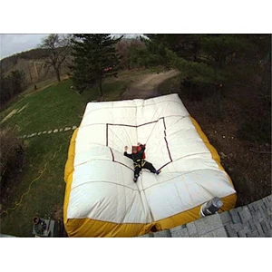JY Bouncing Sports Games Bicycle Jumping Ski Landing Super Safty Free Fall  Inflatable Stunt Mat