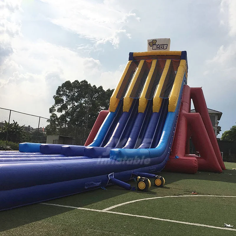 Beach Commercial Large Hippo Inflatable Water Slide For Outdoor Event Trippo Water Slide