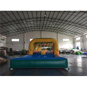 Great Funny Custom Inflatable Water Slide Slip N Slide With Swimming Pool Rentals
