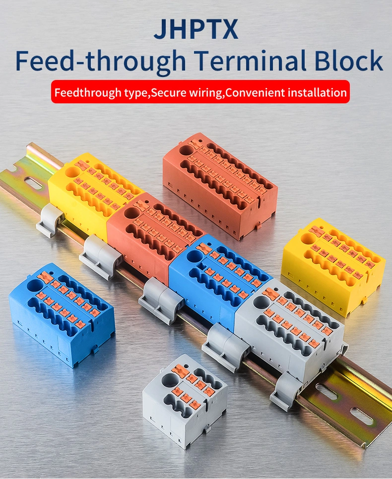 Push-In DIN Rail Terminal Blocks