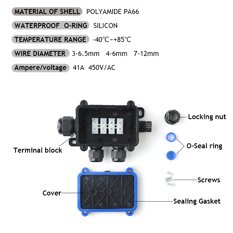 ip68 connection box