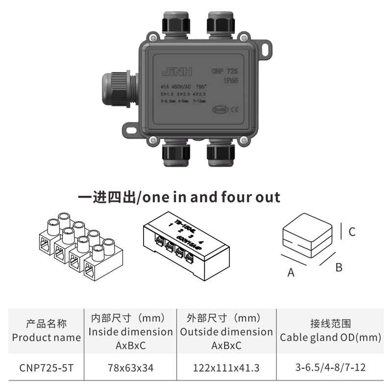 outside waterproof junction box
