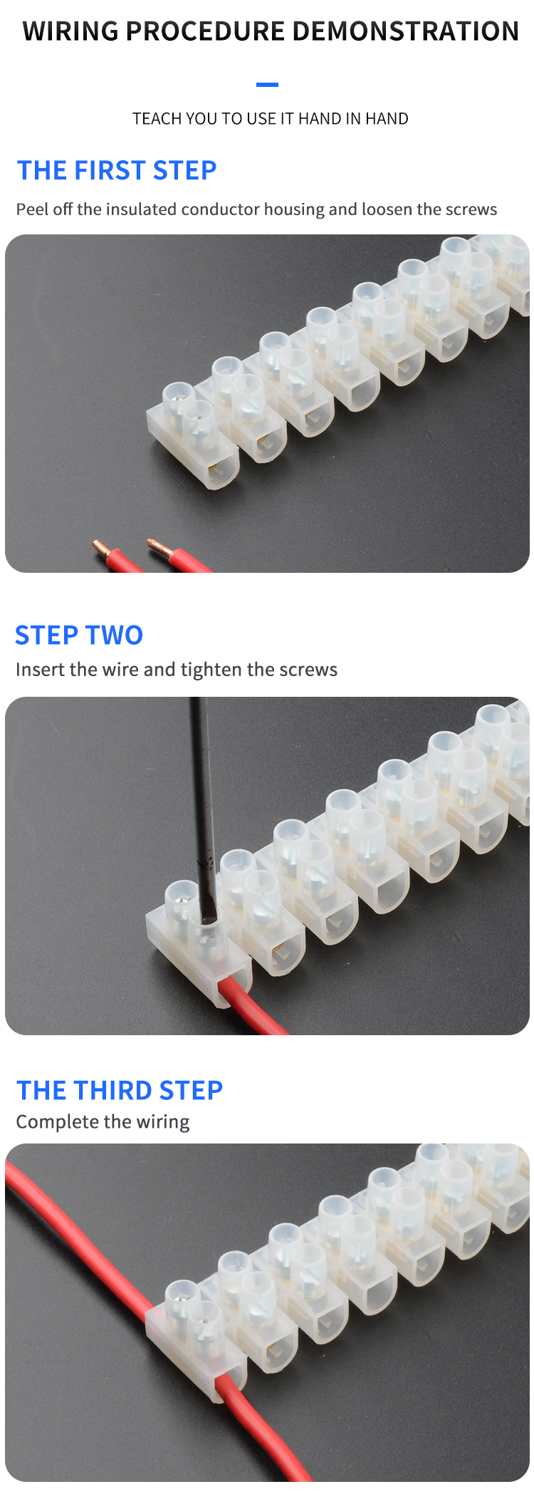 12 way connector strip