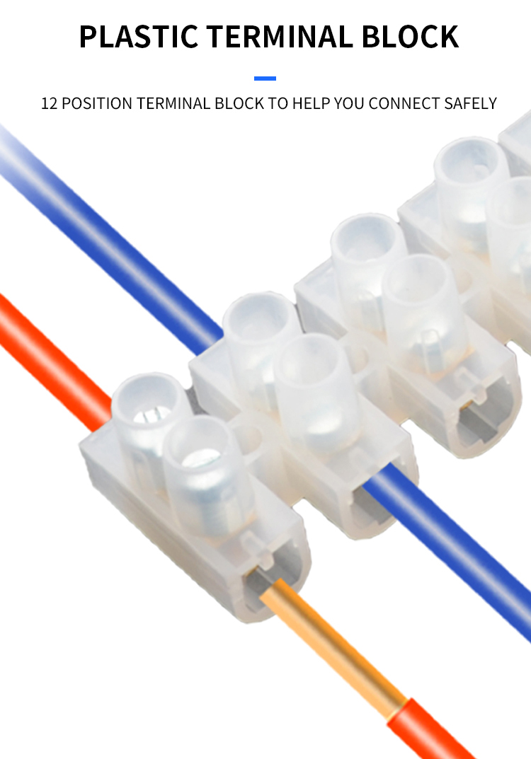 12 way connector strip