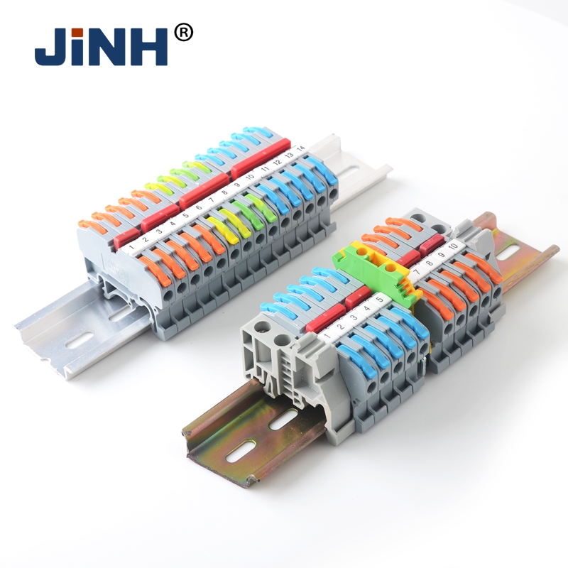 Brass Din Rail Terminal Block
