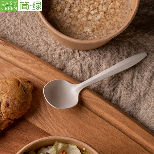 100% Compostable disposable Spoons And Forks Spoons Knives bio Cutlery Combo Set