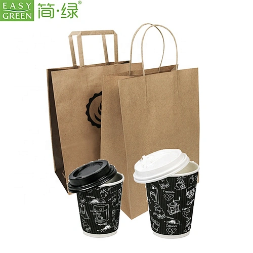Best selling products brown kraft coffee cup paper bag
