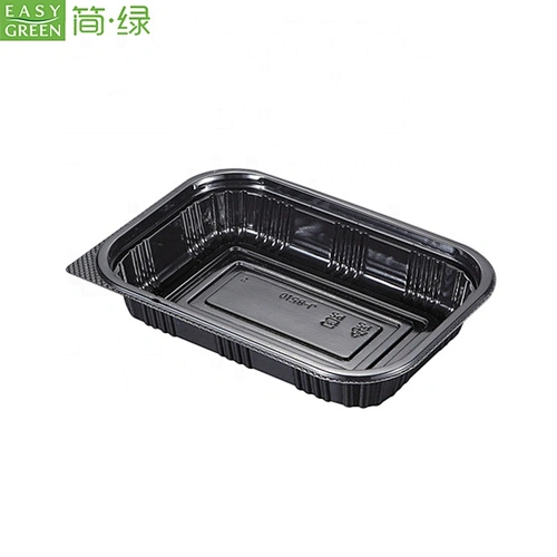 Easy Green PP Plastic Disposable Microwave Food Packaging Eco Friendly Bento Box With Lid