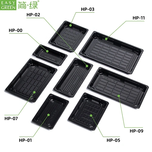 Easy Green factory wholesale disposable plastic take away sushi dinnerware sets