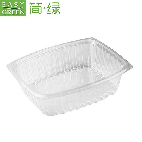 Easy Green Factory Price Portable Clear Plastic Fruit Salad Blueberry Packaging Container