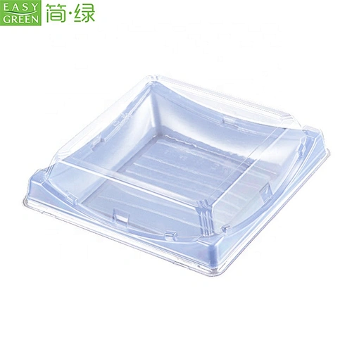 Easy Green Anti-fog Blue Disposable Japanese Sushi Fish Food Tray/Plates
