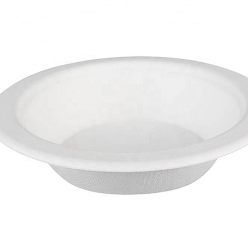 Easy Green Biodegradable Round Large Shallow Paper Salad Disposable Donburi Bowl