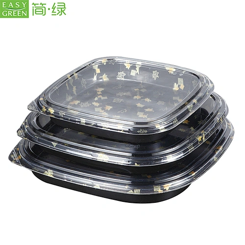 Easy Green disposable snack container packaging party food box with lid