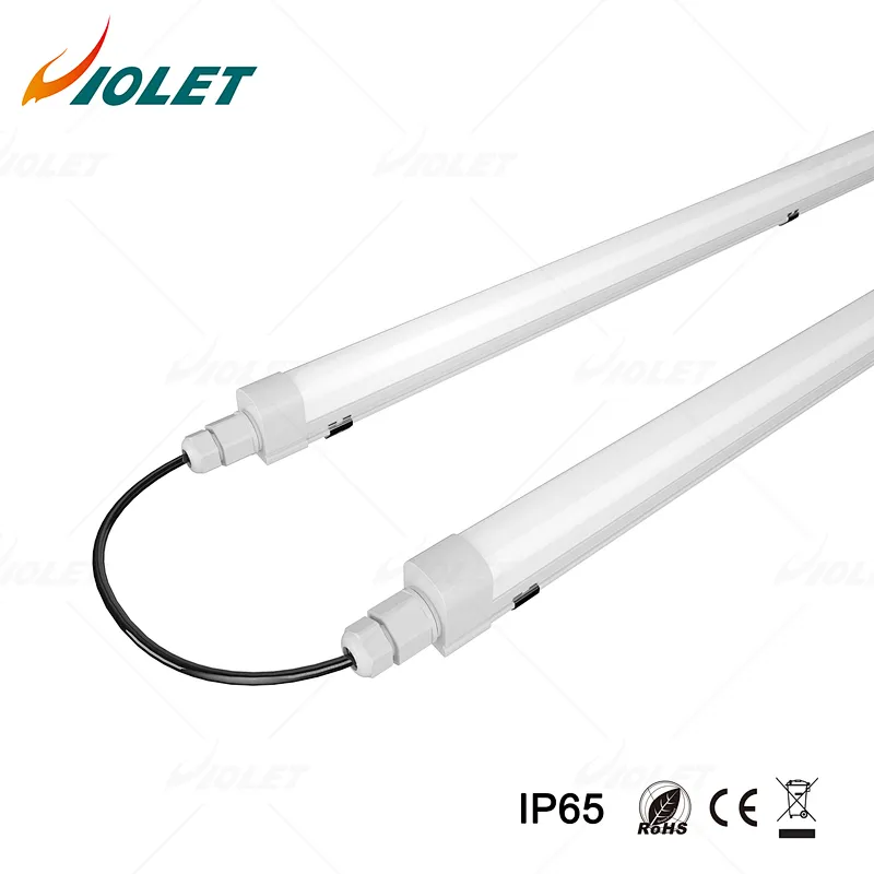 Tri Proof Linear Batten LED Light Straight Tube Fit for Meeting Room IP65 IK08