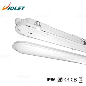 IP66 IK08 Tri Proof LED Batten Light with PC Housing Fit for Warehouse Supermarket