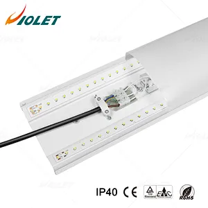 IP40 LED Linear Batten Light for Meeting Room 3 End Wiring Easy to Install