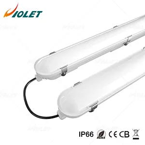 IP66 IK08 Tri Proof LED Batten Light with PC Housing Fit for Warehouse Supermarket