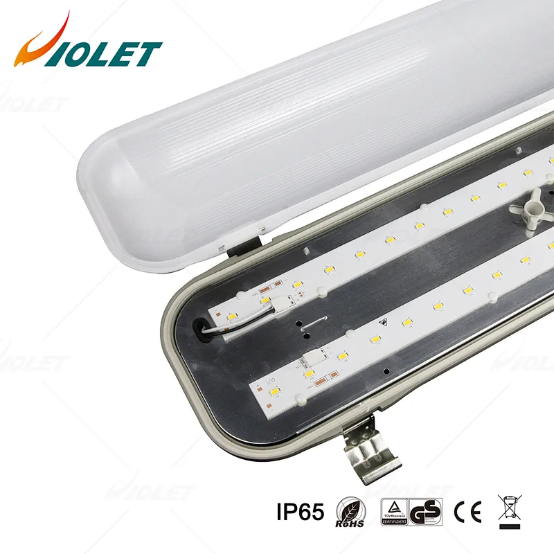 IP65 IK08 Tri Proof LED Light Fit Outdoor Use for Tunnel 2FT/4FT/5FT