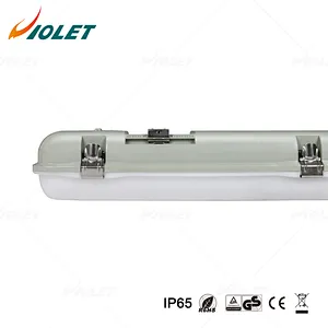 IP65 IK08 Waterproof LED Batten Light for Underground Parking Lot Vapor Tight