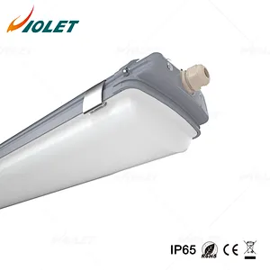 IP65 LED Vapor Tight Light for Warehouse, Home Gym, with PC Diffuser & Aluminium Housing