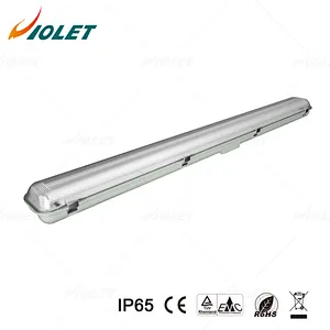 IP65 Waterproof Linear Light Transparent Cover 47W/52W 1200MM/1500MM Single Twin LED Tube Lighting Fixtures