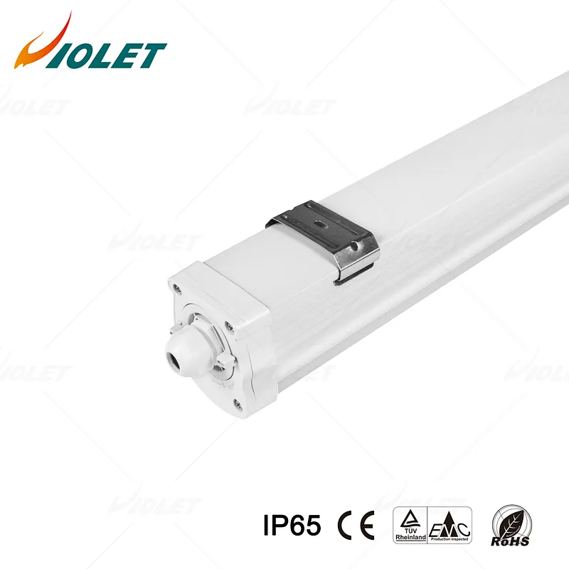 Tri Proof LED Tube Light Fit for Warehouse Subway IP65 IK08 Vapor Tight