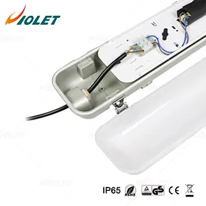 IP65 IK08 Waterproof LED Batten Light for Underground Parking Lot Vapor Tight