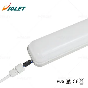 IP65 IK08 Tri Proof LED Batten Light Fit for Warehouse Shopping Mall