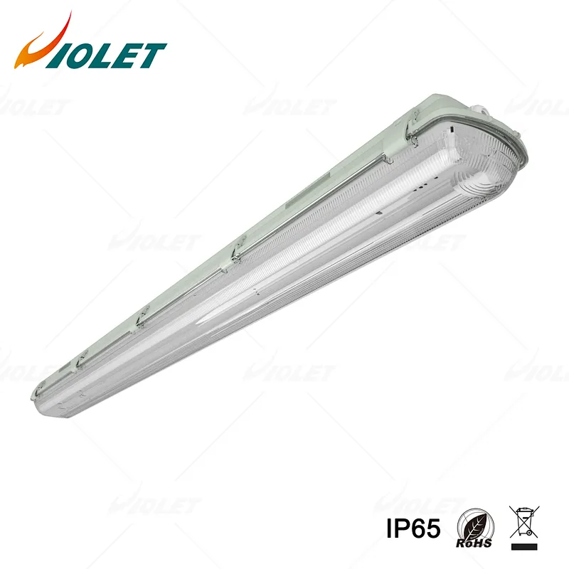 IP65 IK08 LED Batten Light for Warehouse Use Tri Proof Tube light